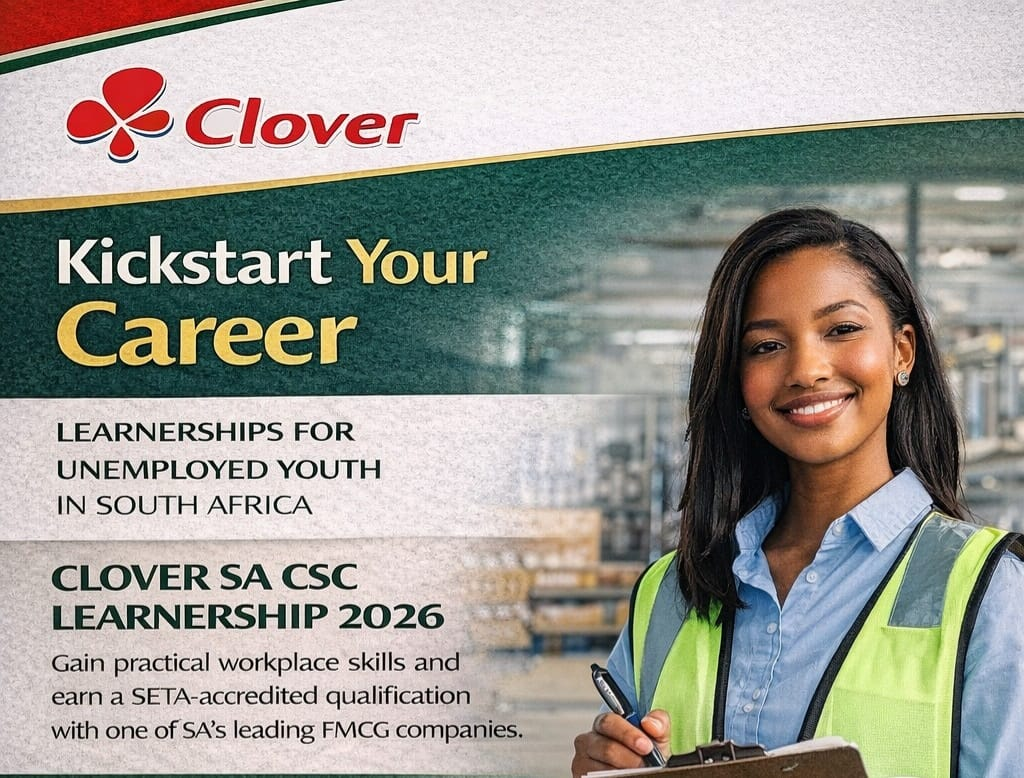 Clover SA CSC Learnership 2026: A Practical Skills Opportunity for Unemployed Youth in South Africa