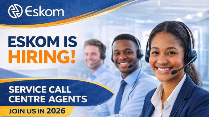 Eskom is Hiring Service Call Centre Agents