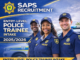 SAPS Recruitment Entry Level Police Trainee Intake for 2025/2026