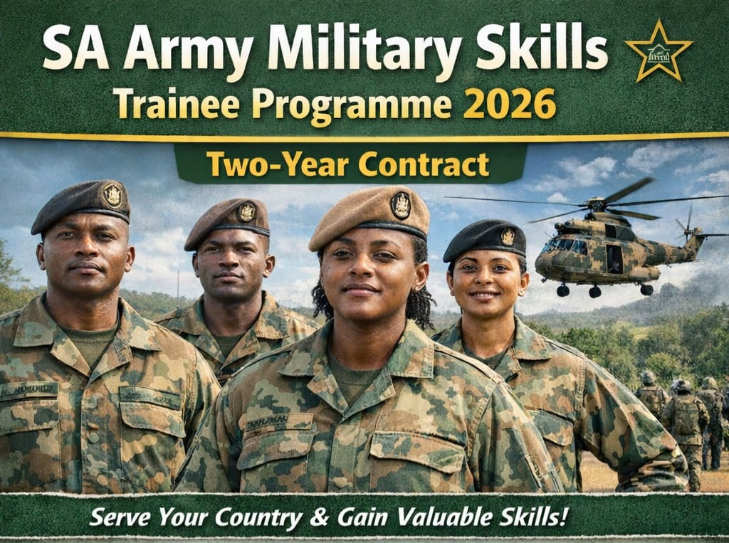 SA Army Military Skills Trainee Programme 2026