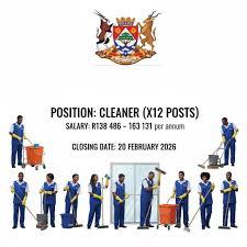 DEPARTMENT OF PROVINICAL TREASURY: CLEANER (X12 POSTS)