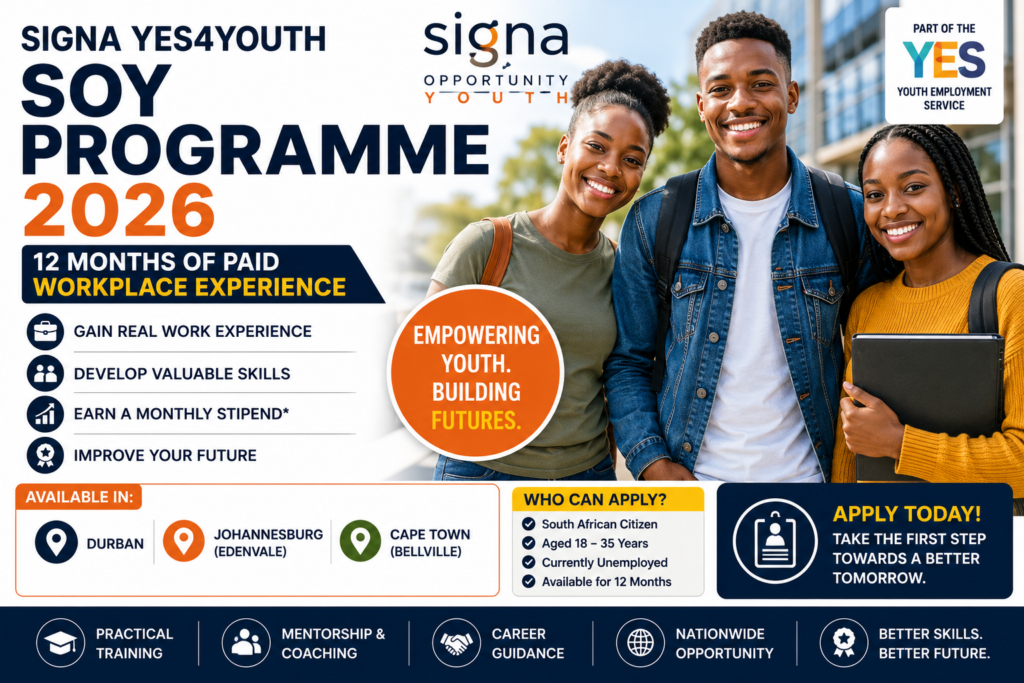 Signa YES4Youth SOY Programme 2026